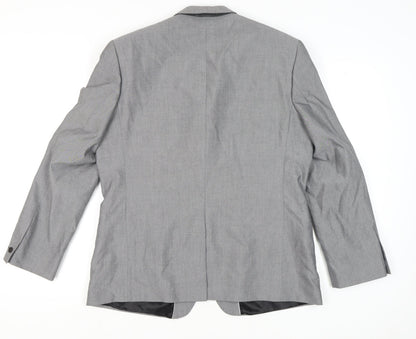 Mens UK Size 46 Red Herring Regular Grey Suit Jacket