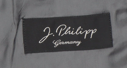 J. Philipp Men's Black Wool Blazer - Size UK 36