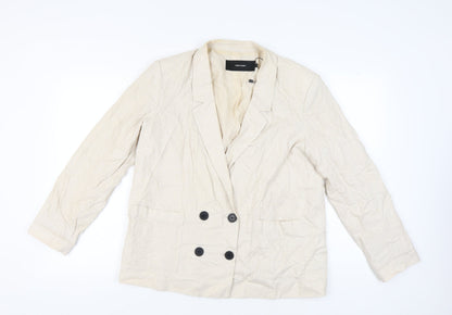 Womens UK Size 18 VERO MODA Regular Beige Blazer