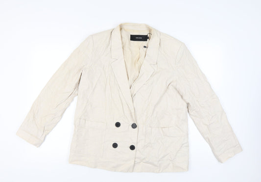 Womens UK Size 18 VERO MODA Regular Beige Blazer