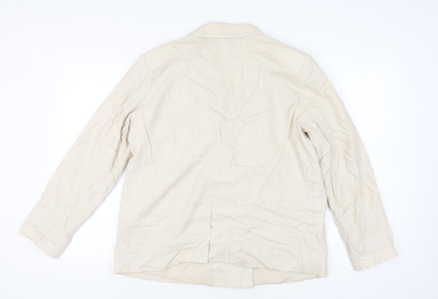 Womens UK Size 18 VERO MODA Regular Beige Blazer