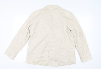 Womens UK Size 18 VERO MODA Regular Beige Blazer
