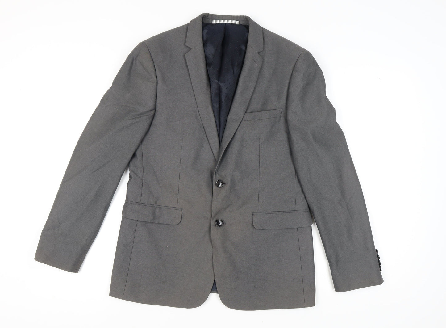 Burton Grey Blazer Slim Fit Unisex Adults Size 12