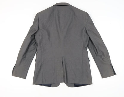 Burton Grey Blazer Slim Fit Unisex Adults Size 12
