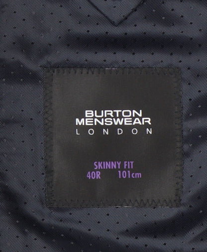 Burton Grey Blazer Slim Fit Unisex Adults Size 12
