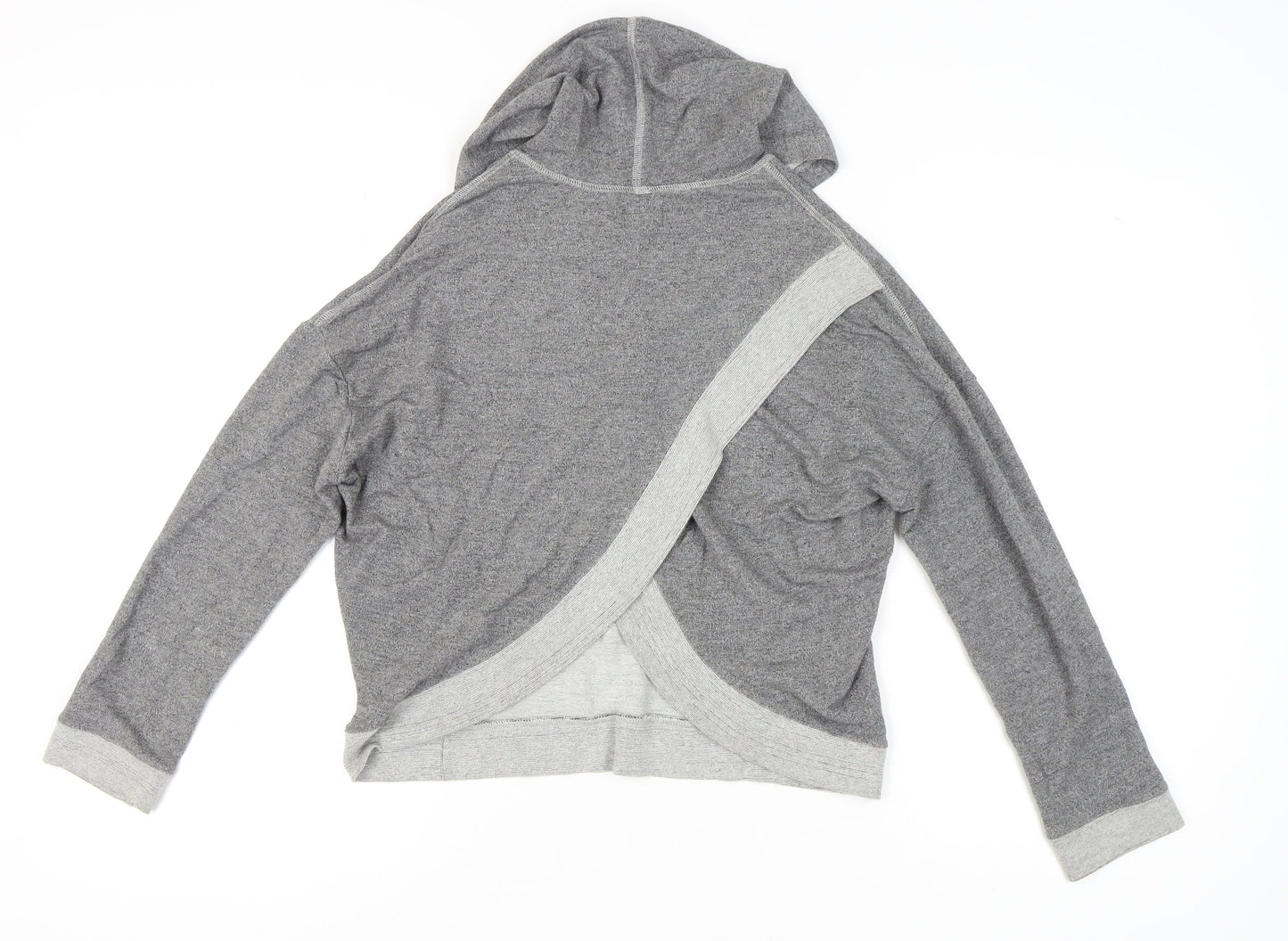 Sundry Women's Grey Pullover Hoodie Size 12 - Good Vibes