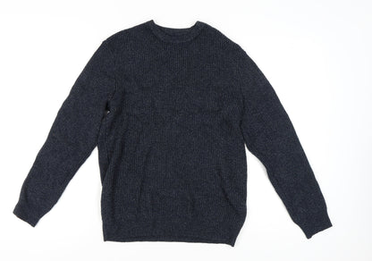 Marks & Spencer Men's Navy S Pullover Jumper