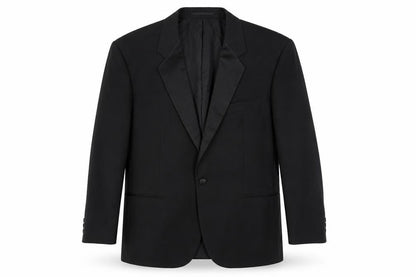 St Michael Men's Black Blazer M Classic Formal Jacket