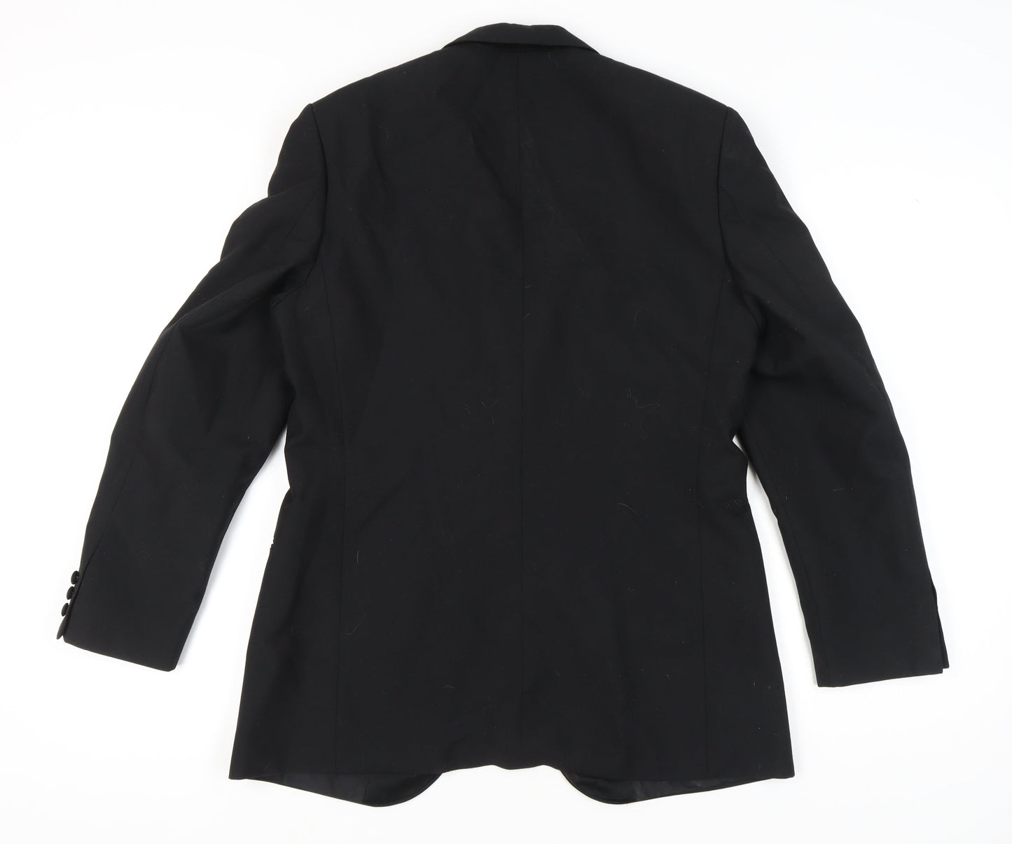 St Michael Men's Black Blazer M Classic Formal Jacket