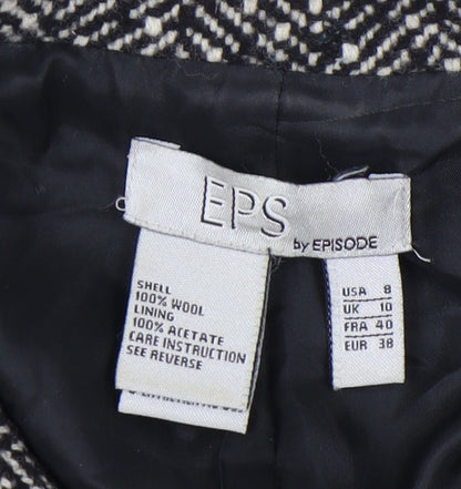 EPS by Episode Women's Black Wool Blazer UK 10