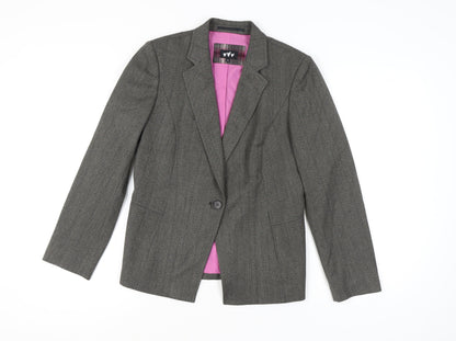 Marks and Spencer Women's Grey Blazer Size 14