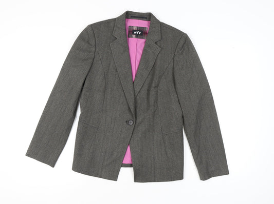 Marks and Spencer Women's Grey Blazer Size 14