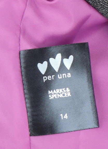 Marks and Spencer Women's Grey Blazer Size 14