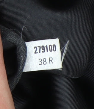 ID Men's Grey Double-Breasted Blazer - Size 38 R