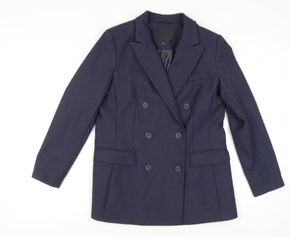 Womens UK Size 14 Autograph Regular Blue Suit Jacket
