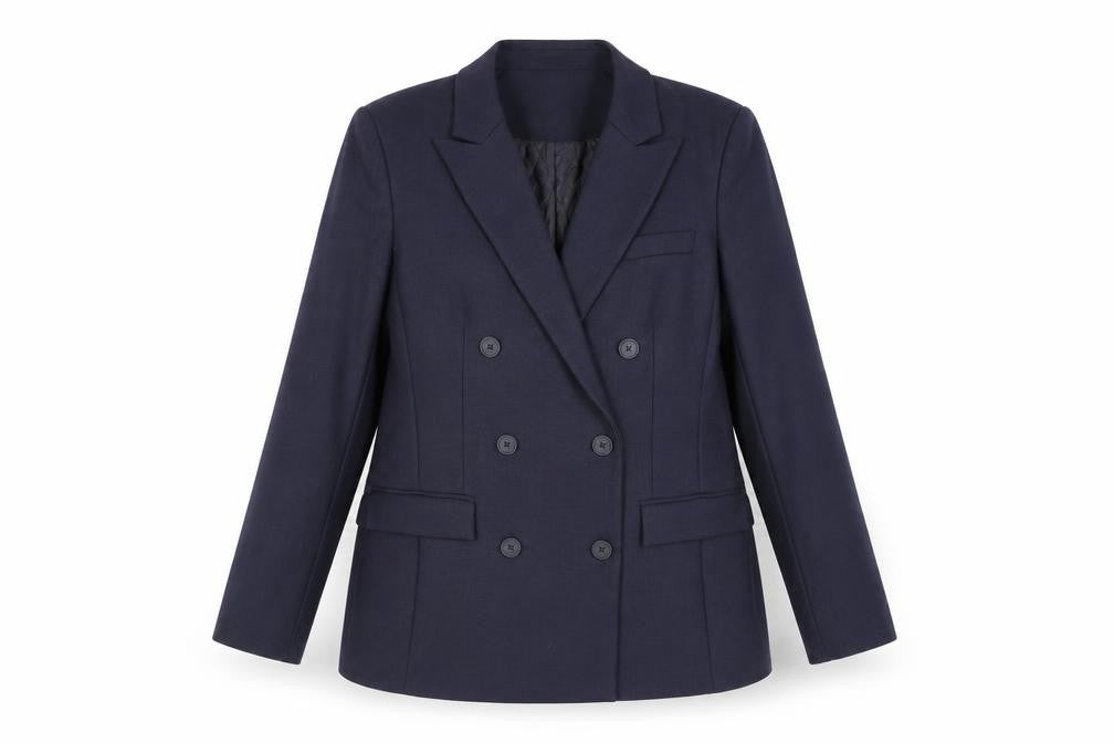 Womens UK Size 14 Autograph Regular Blue Suit Jacket