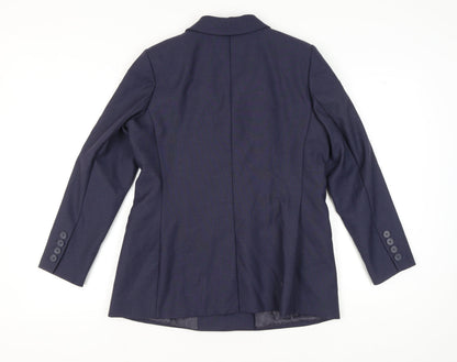 Womens UK Size 14 Autograph Regular Blue Suit Jacket