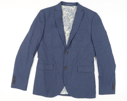 Mens UK Size 38 NEXT Regular Blue Suit Jacket