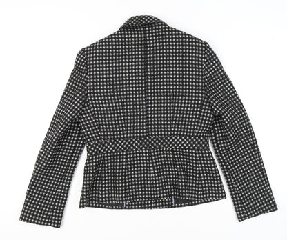 Marks and Spencer Women's Black Wool Blazer, Size 12