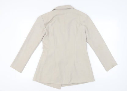 4th & Reckless Women's Beige Tailored Blazer UK 8