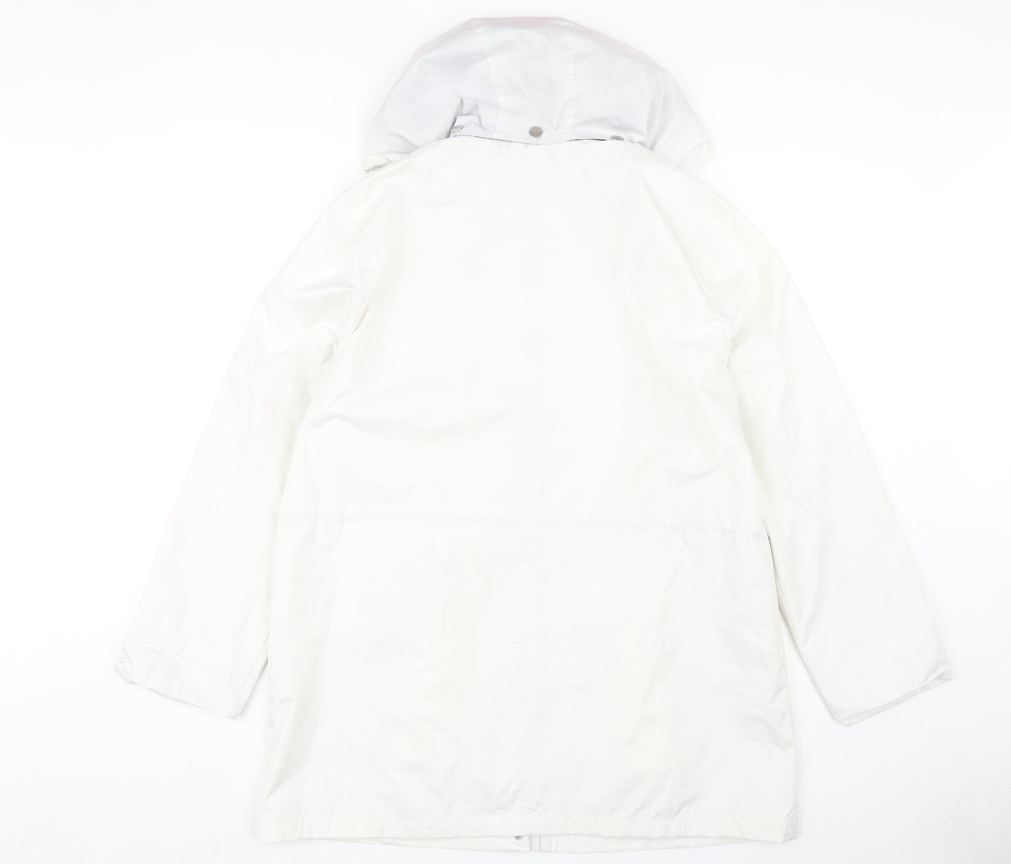 Womens UK Size 16 Finesse White Parka Coat