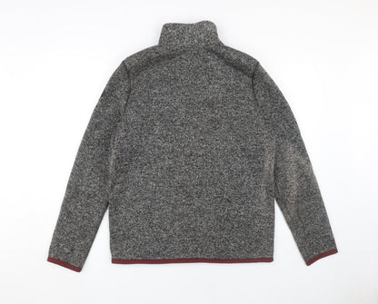 Mens UK Size S Hollister Grey Basic Jacket