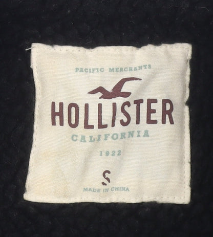 Mens UK Size S Hollister Grey Basic Jacket