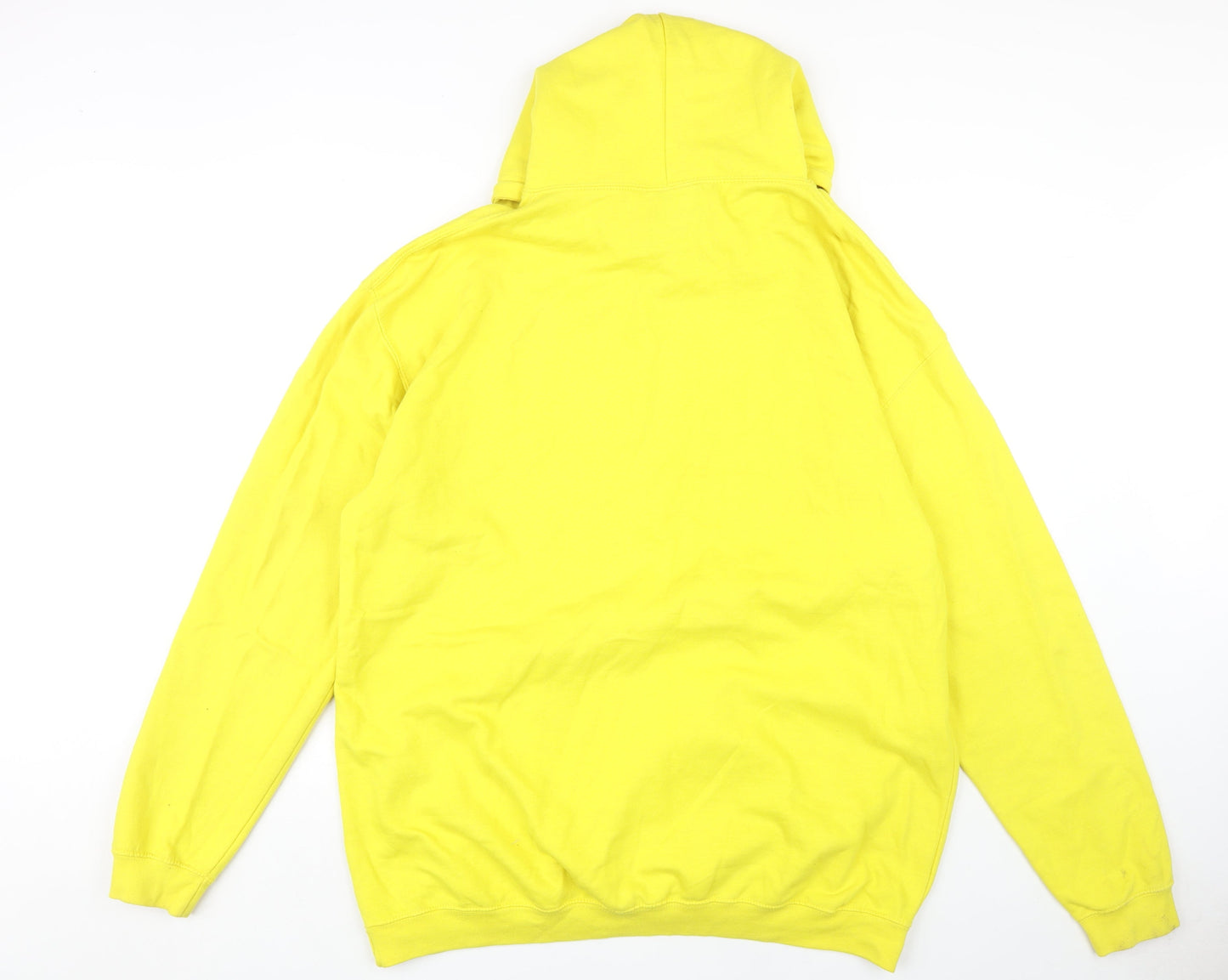 Kenyuniverse Men's Yellow 2XL Anime Graphic Hoodie