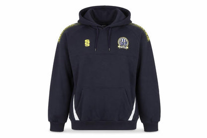 Front view of Surridge unisex adults blue 2xl pullover hoodie