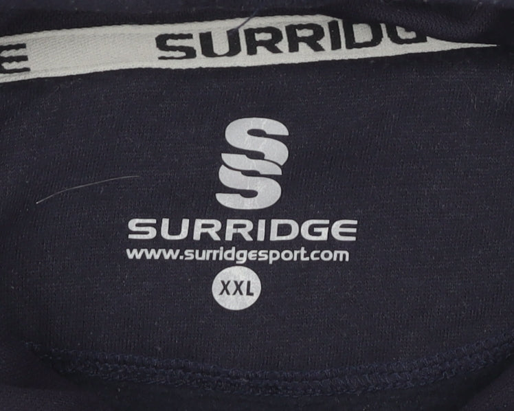 Surridge Unisex Adults Blue 2XL Pullover Hoodie