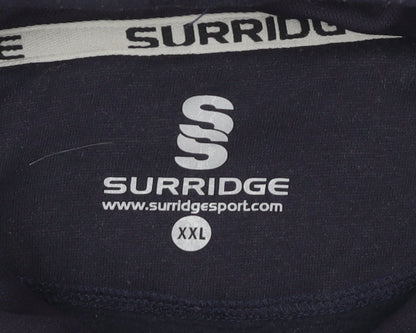 Surridge Unisex Adults Blue 2XL Pullover Hoodie