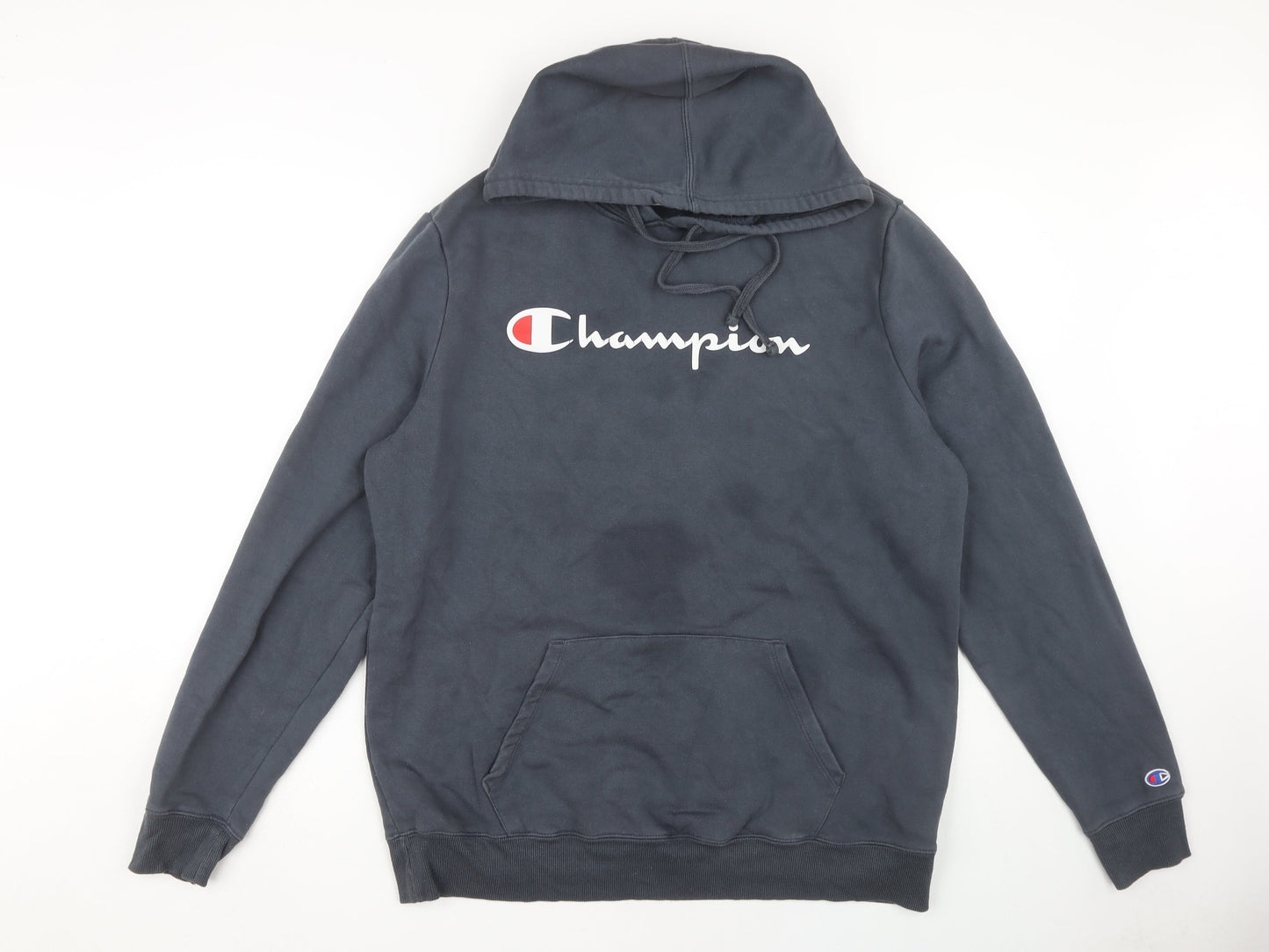 Mens UK Size L Champion Grey Pullover Hoodie