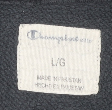 Mens UK Size L Champion Grey Pullover Hoodie
