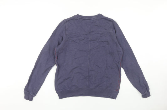 Womens UK Size 10 Fat Face Blue Pullover Sweatshirt