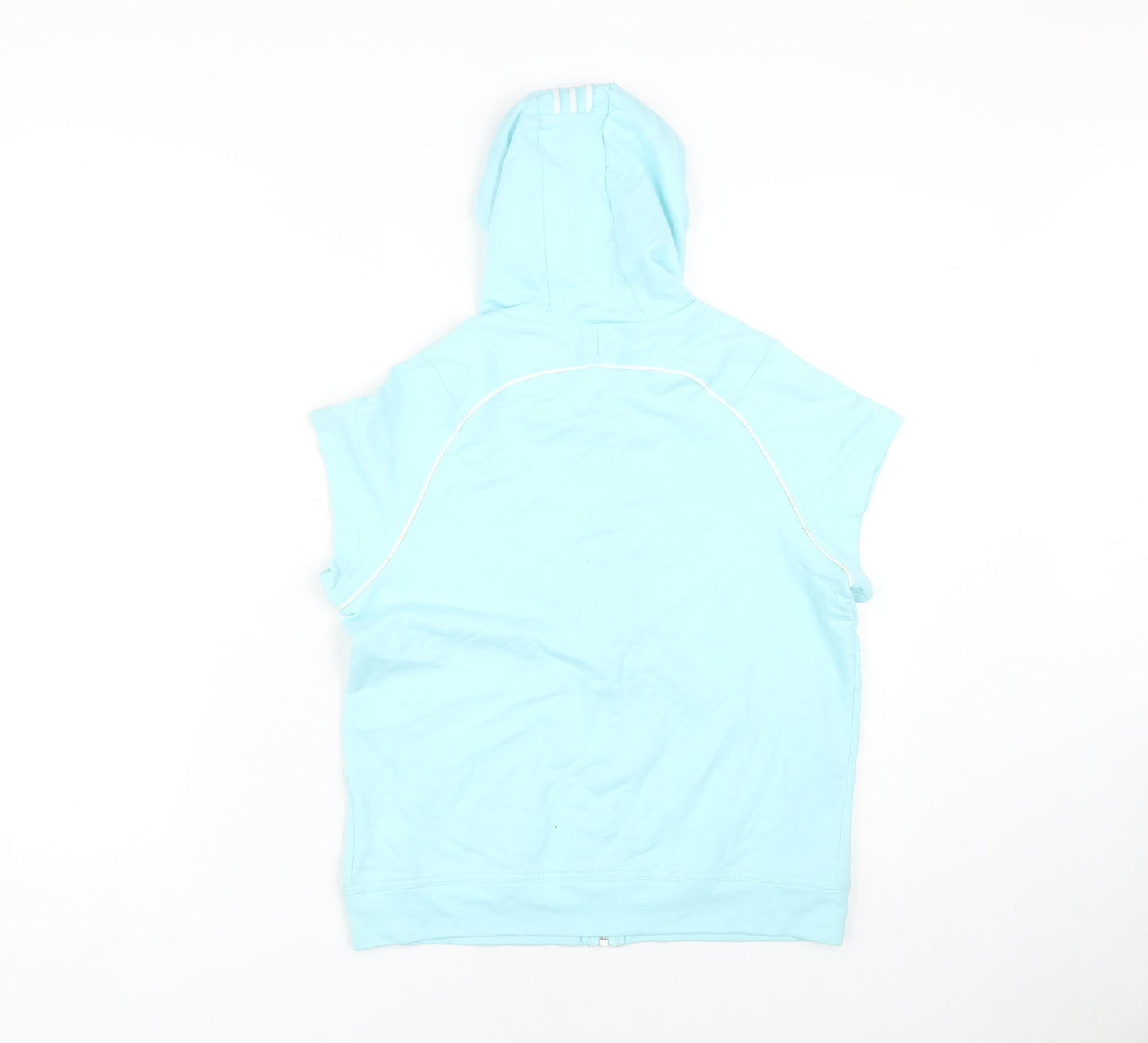 Adidas Women's Blue Full Zip Hoodie Size 14