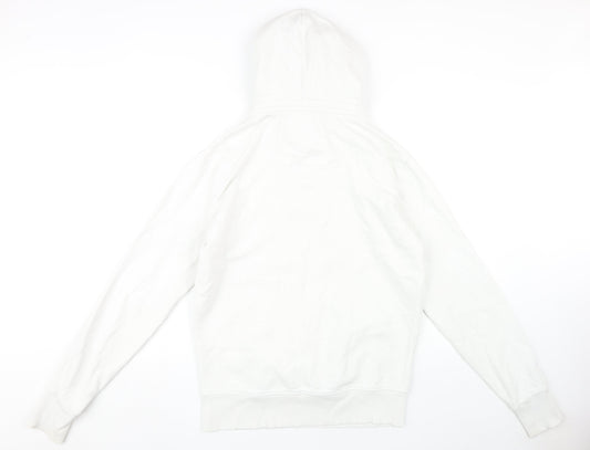 Superdry Men's White Graphic Pullover Hoodie - L