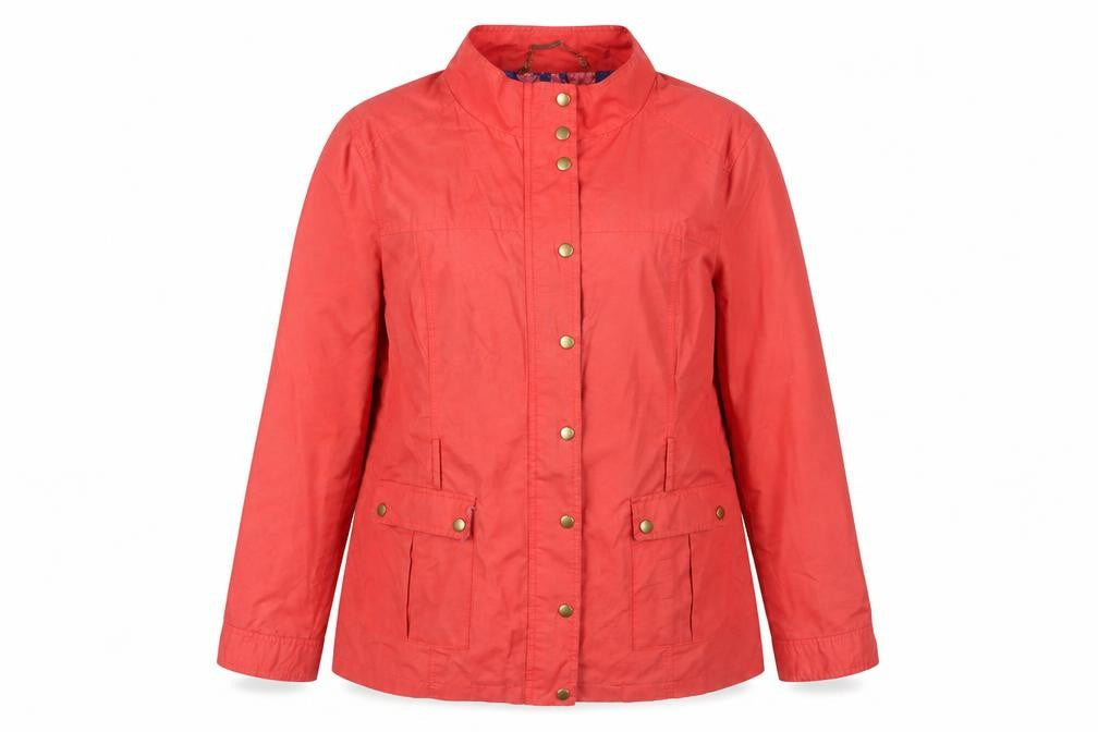 Lakeland Women's Red Mid-Length Casual Jacket Size 18