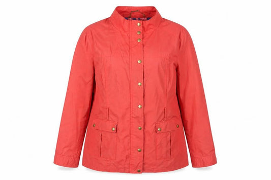 Lakeland Women's Red Mid-Length Casual Jacket Size 18