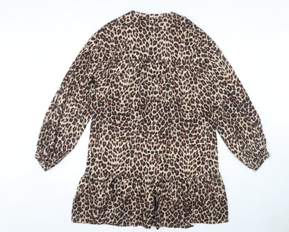 Hush Women's Animal Print Long Sleeve Dress