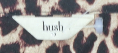 Hush Women's Animal Print Long Sleeve Dress