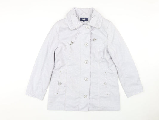 Womens UK Size 12 Isle White Basic Jacket