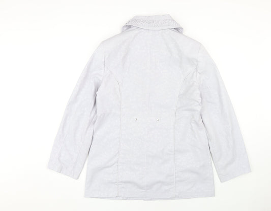 Womens UK Size 12 Isle White Basic Jacket