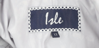 Womens UK Size 12 Isle White Basic Jacket