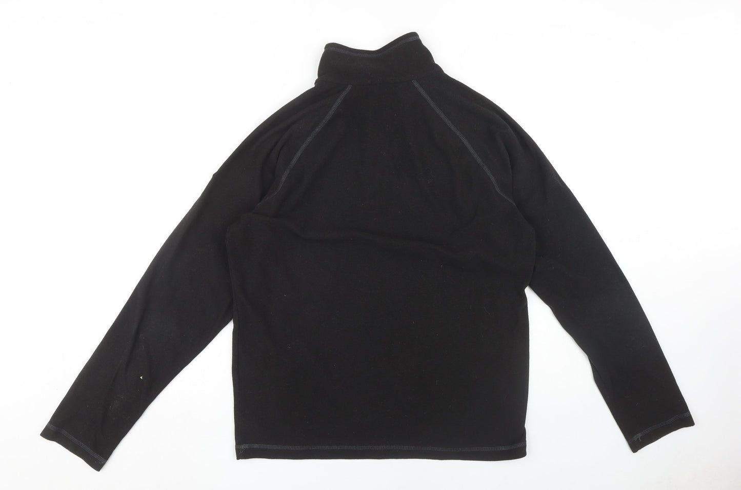 Mens UK Size M Regatta Black 1/4 Zip Sweatshirt