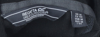 Mens UK Size M Regatta Black 1/4 Zip Sweatshirt