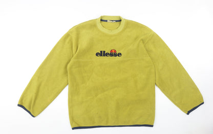 Unisex Adults UK Size M ellesse Green Pullover Sweatshirt