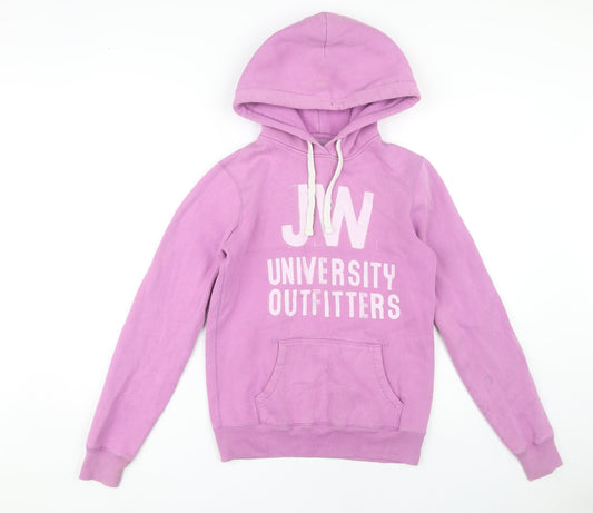 Womens UK Size 8 Jack Wills Pink Pullover Hoodie