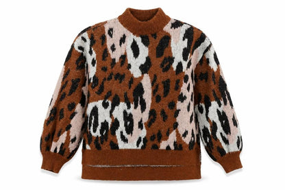 Womens UK Size S VILA Brown Pullover Jumper