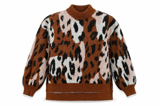 Womens UK Size S VILA Brown Pullover Jumper
