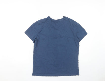 Volkswagen Men's Blue Small Christmas Graphic T-Shirt